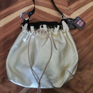 Mardi love golden leather purse